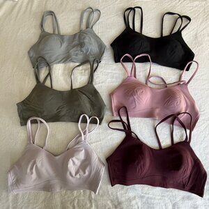 6 Lululemon Like a Cloud Bras - Size 8 B/C - Various Colors